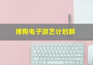 博狗电子游艺计划群
